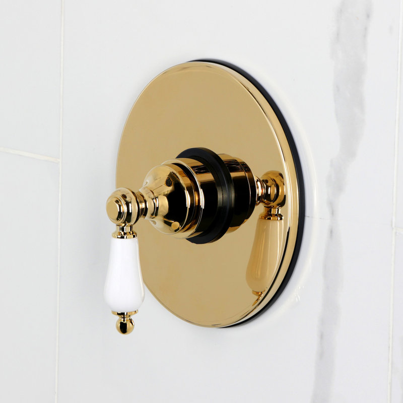 Kingston Brass Victorian Single-Handle Pressure Balanced Tub Faucet, Polished Brass