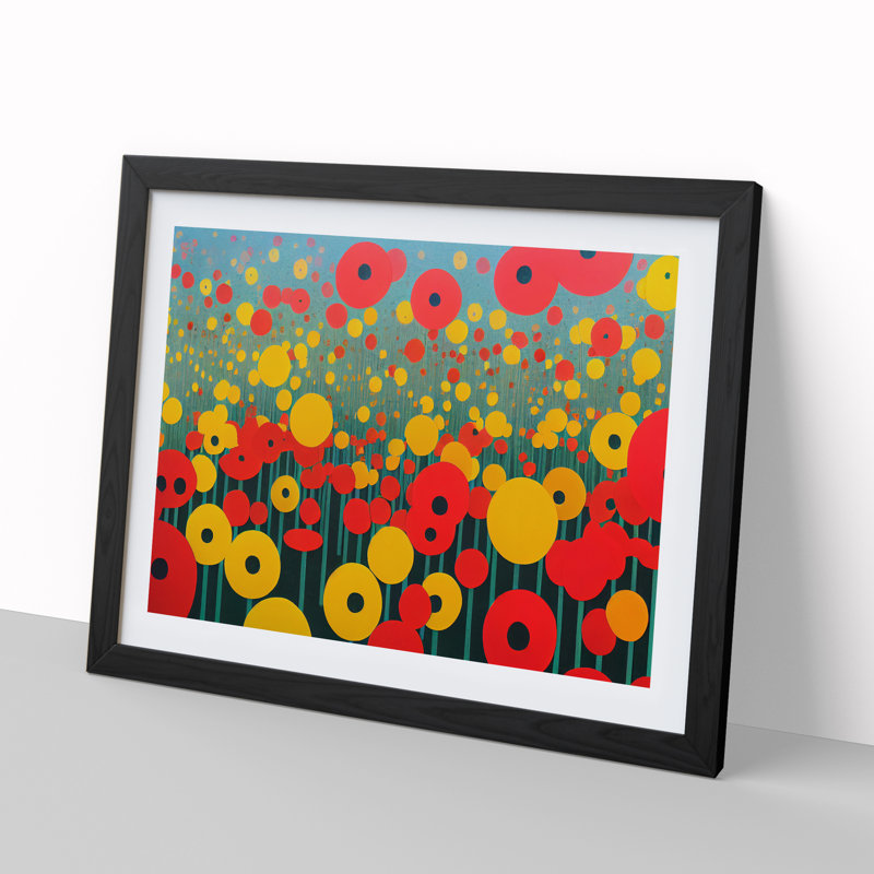 Grand Flower Market - Print, 46cm H x 64cm W, Black