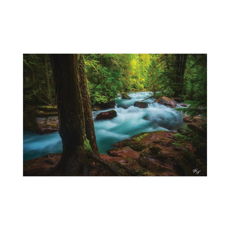 Avalanche Frame by Peter Coskun - Floater Frame Gallery-Wrapped Canvas Giclée on Canvas, 20.32 cm H x 30.48 cm W