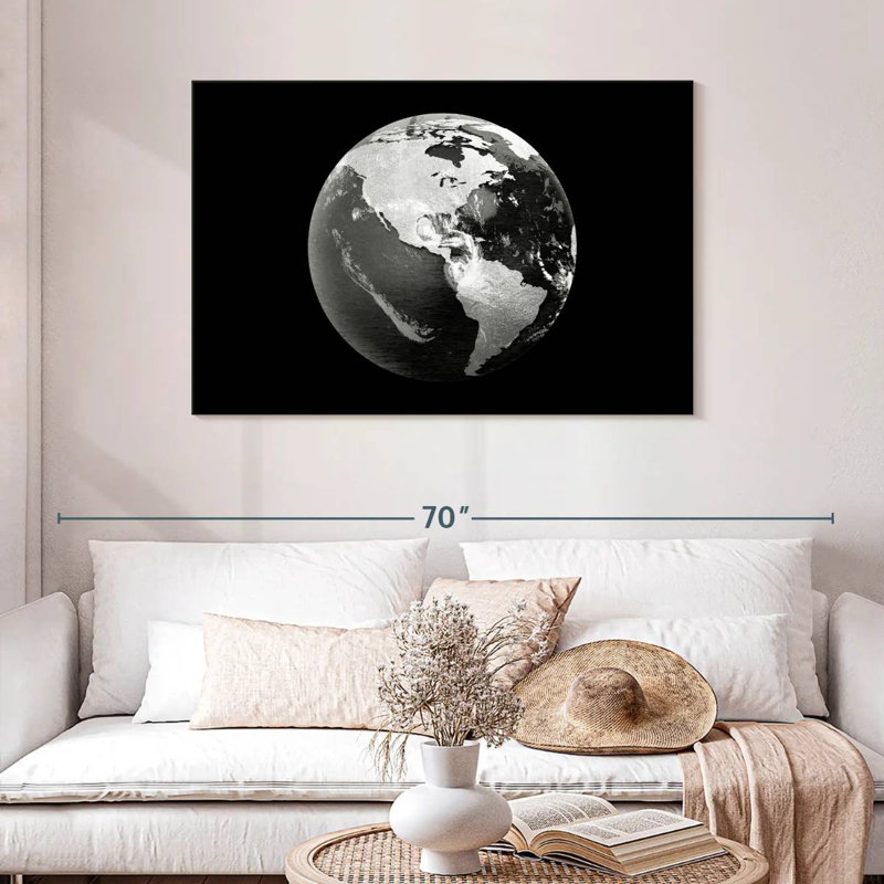 Oberle Silver Globe, 30" H x 45" W