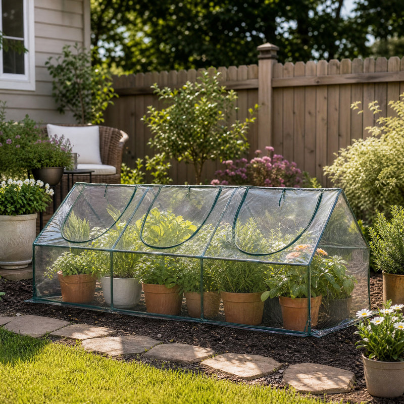 6'x3'x3' Mini Greenhouse, Clear