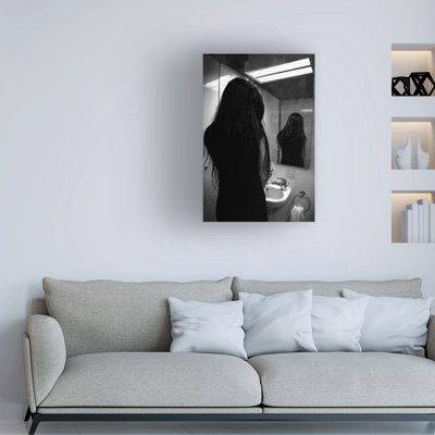 Anthony Skip I Hate Mirror Canvas Art