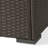 Mcdaniel Wicker Outdoor Bar Counter with Shelves