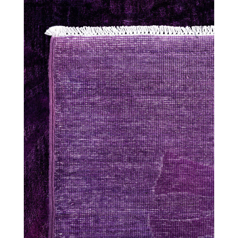 Overyed One-of-a-Kind Rectangle 9' X 12'5" Hand Knotted Area Rug