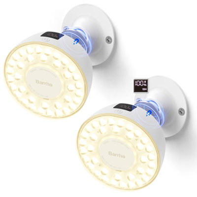Éclairage pour barreau de culture rechargeable Barrina Orbgrow Og03c, 4000k, 2 paquets, blanc