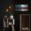 Art mural en métal luxueux «Day and Night New York» par Ann Klee, 24 po x 12 po-114790631