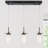  Chealsey Linear K9 Crystal 3 - Light LED Modern Chandeliers for Dinning Room Kitchen Island-354792045