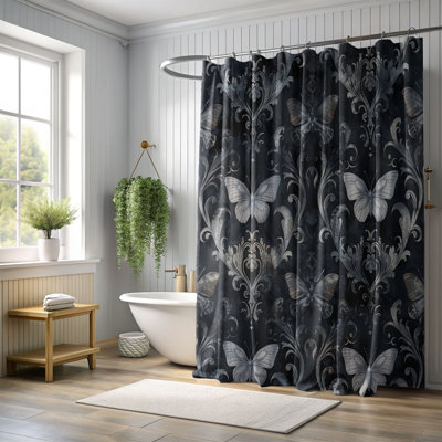Rideau de douche Black Poppy - Premium