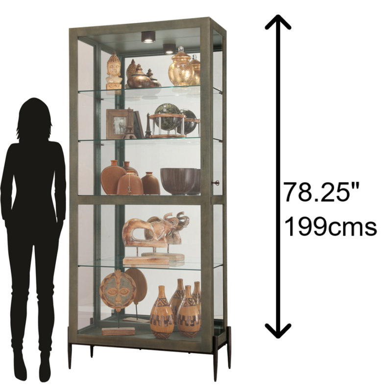 Ansel II 35.75'' Wide Curio Cabinet