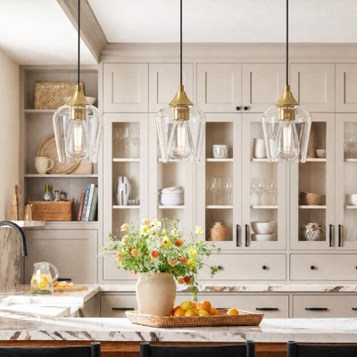 Pendant Light Fixture with Adjustable Height