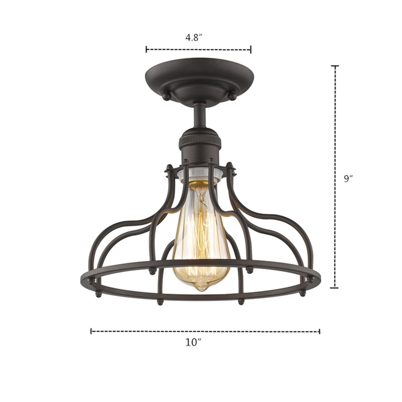 Gingrich Semi Flush Mount