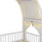 Twin-Size Bed With An Arched Roof And Two Built-In Drawers-2050929281