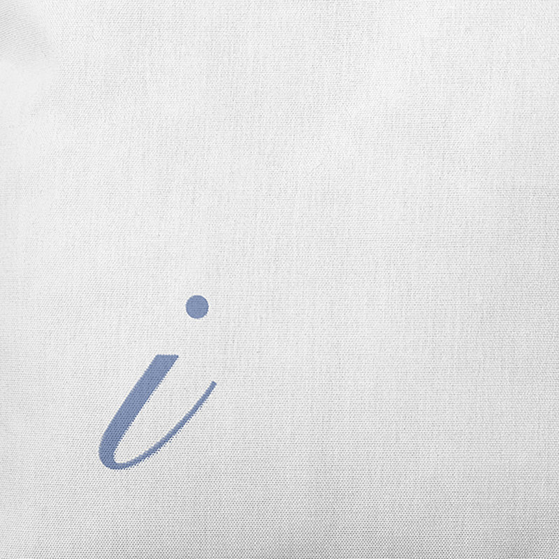 Monogram Design Collection Reversible Throw Pillow, 26"x26", Blue, I