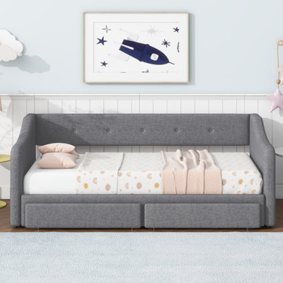 Upholstered Daybed With Extendable Design