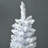 Easy Assembly White Artificial Christmas Tree – Sectioned Design & Detachable Base-688175384