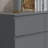 Carlton 6 Drawer Chest Of Drawers. 110cm Wide. 3+3 Configuration. Matt Finish. Scratch Resistant. Modern No Handle Design.