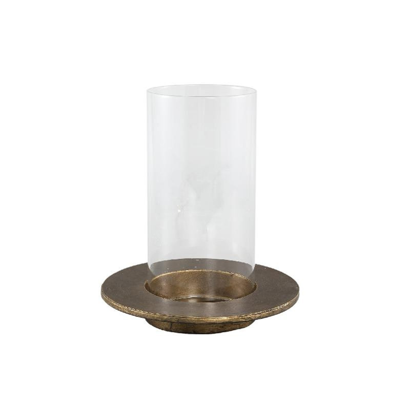 Metal Tealight Holder, 25cm H x 22cm W x 22cm D