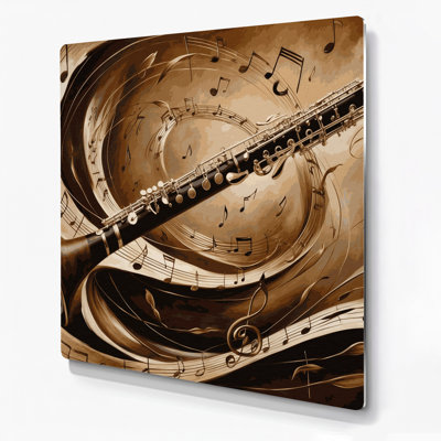 Art mural noir musique