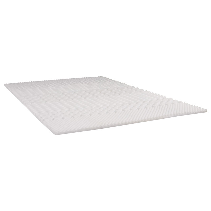 Comfort Tech 1.25" 7-Zone Mattress Topper, Full, Full / Double