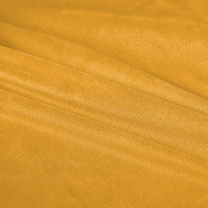 Pom Pom Velvet Tassels Pillow Cover, Yellow, 18"x18"