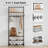 Multifunctional Coat Rack Shoe Bench with 5 Hooks - Ideal Hall Tree for Entryway Storage and Bedroom Organization