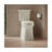 Corbelle Tall Two-Piece Elongated Toilet With Skirted Trapway 1.28 Gpf-90327045-90327044