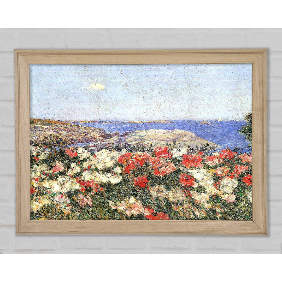 Hassam Poppies On The Isles Of Shoals - Einzelne Bilderrahmen Kunstdrucke