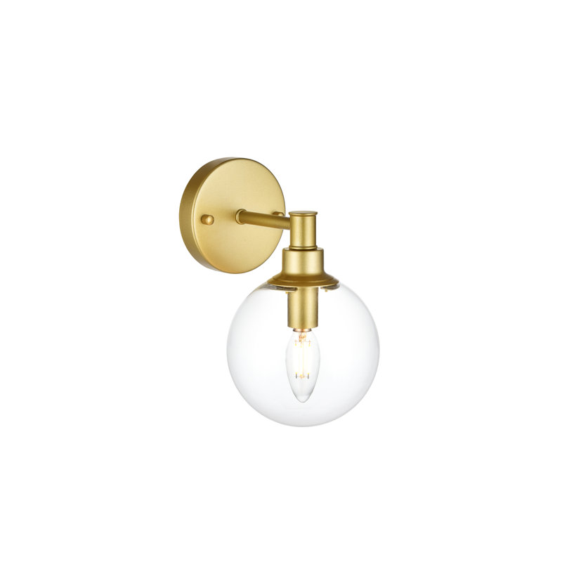 Byeong Dimmable Vanity Light, Brass, 10" H x 28" W x 28" D, 3 Lights