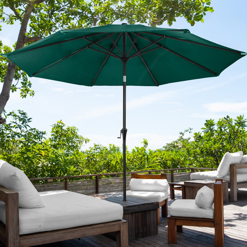 Parasol d'extérieur 10 pi Pure Garden, Vert forêt