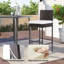 Tabouret de bar 43 po avec coussin Debany
