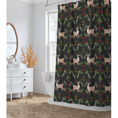 Rideau de douche Botanical Deer