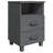 Hamar Nightstand Storage Bedside Cabinet Nightstand with 2 Drawers Pine Wood-394241574-337029931