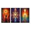 «Universal Goddess Of Compassion», 3 pièces sur toile-1862305142-1862305136