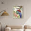 Art mural de salon Jungle Parrot II Shadowbox par Art Remedy, cadre blond, 24 x 30-752229064-752229060
