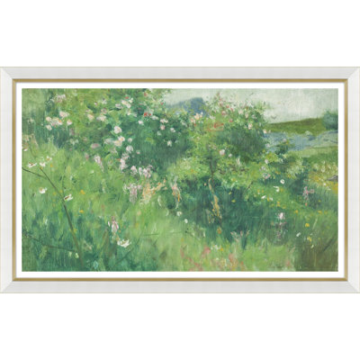 «Summer Landscape», reproduction d'impression encadrée