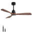 Ventilateur de plafond standard à 3 pales de 48 po avec télécommande Nicola