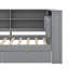 Streamlined Bed With Storage Racks, Drawers, Power Charging Outlet, LED Illumination, And Workstation-1041901939-1041901938