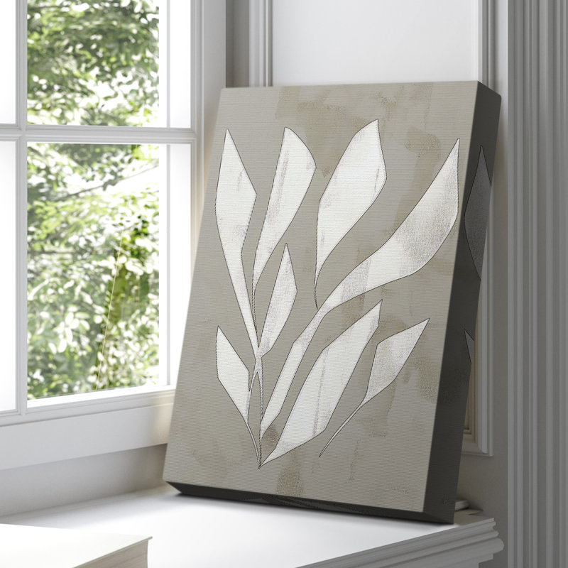 Toile tendue avec châssis abstrait VII, prête à être accrochée , H 48 po x l 32 po