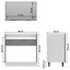 Sink Base Cabinet 80X46x81.5 Cm-1792227182