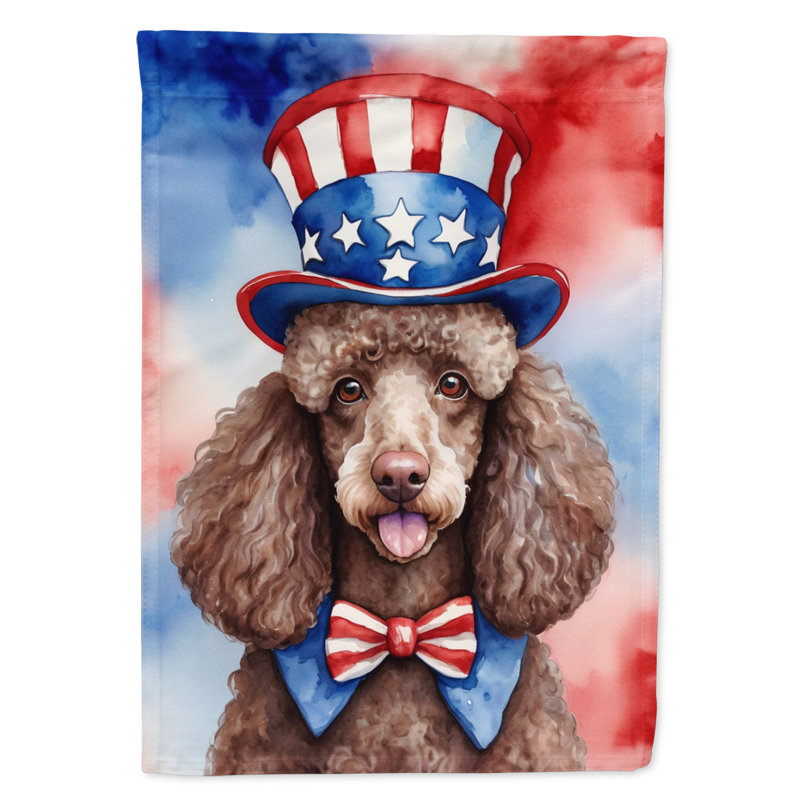 Drapeau patriotique du jardin américain, Caniche