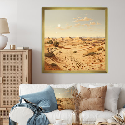 " Desert Sand Serenity Pointillism II "