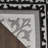 Minvydas Aloha  Geometric Black White Indoor/Outdoor Area Rug-1252232052