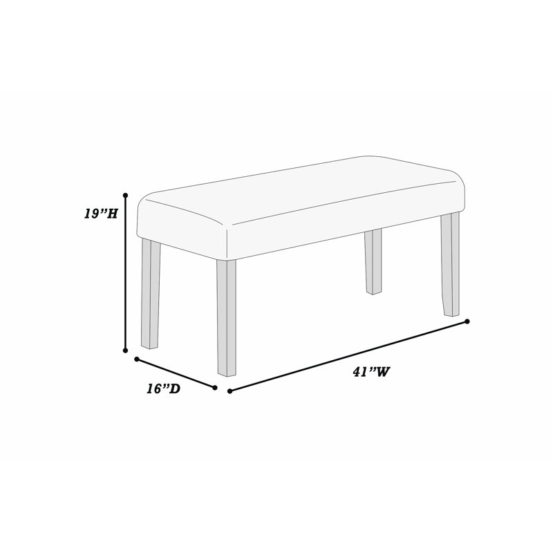 Banc de salle à manger Classic 1Pc