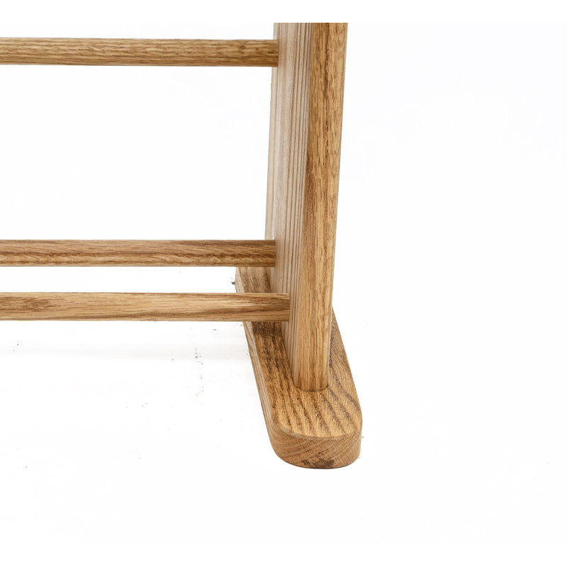 Support DVD / VHS en bois à chevilles - Série 05, Naturel, H 61,5 po x l 24,25 po x P 7,25 po