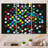 Color Coding Circular Geometry On Black " Color Coding Circular Geometry On Black " 3 - Pieces-93344935