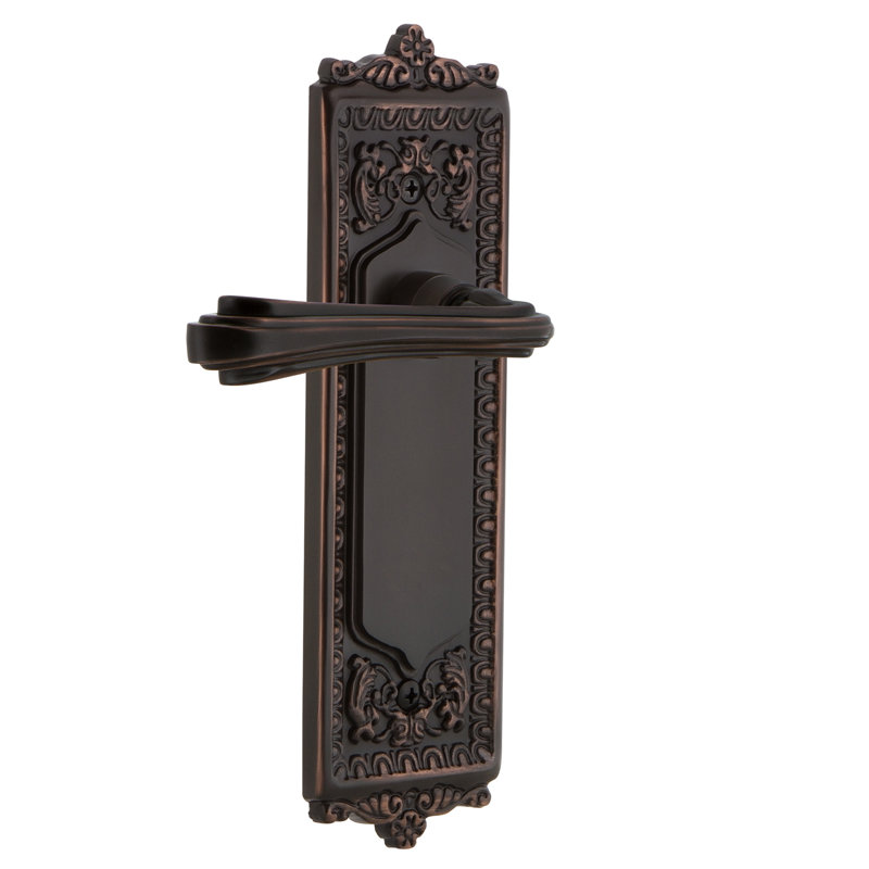 Plaque à œuf simple avec œillet et œillets, Bronze intemporel, Droitier