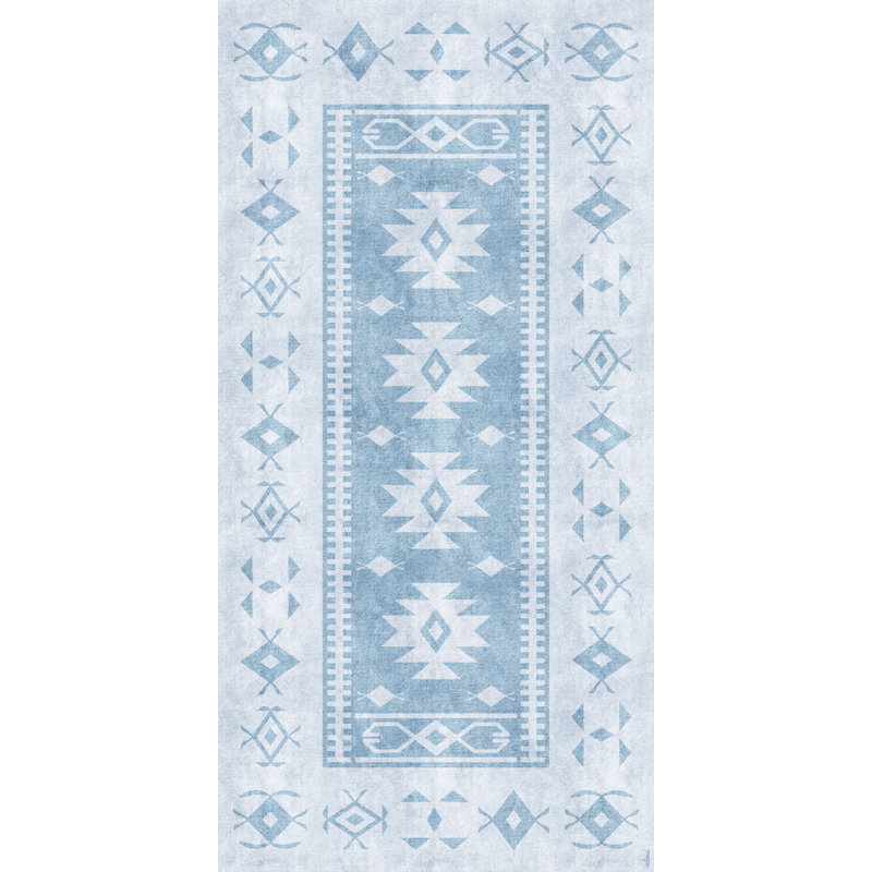 Dune Easy to clean Vinyl Mat, Rectangle 2' x 4'