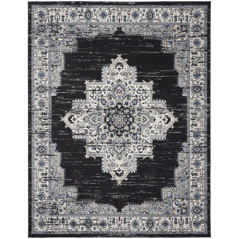 Abbate Oriental Indoor Rug, Rectangle 8' x 10'
