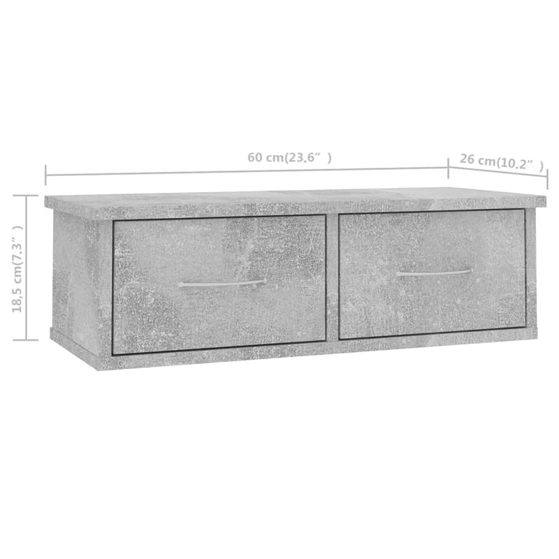 Nailsea with Drawer, Oak/White