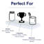 Arran Chunky Floating Shelf Kit, White Shelving, Foil-Wrapped Finish-67063304-67063302